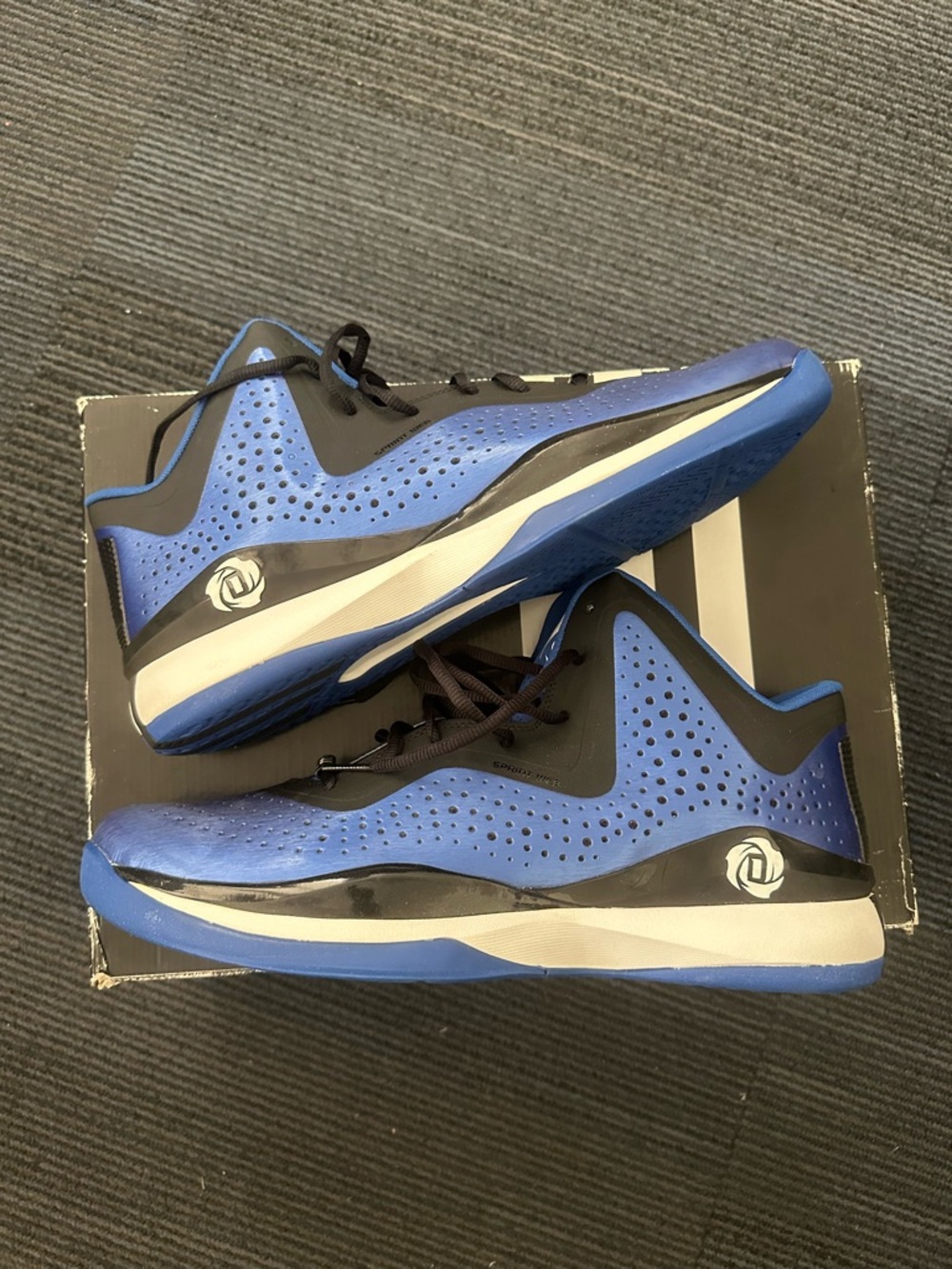 Adidas D ROSE 773 III Men's Basketball Sneakers - Blue/Black